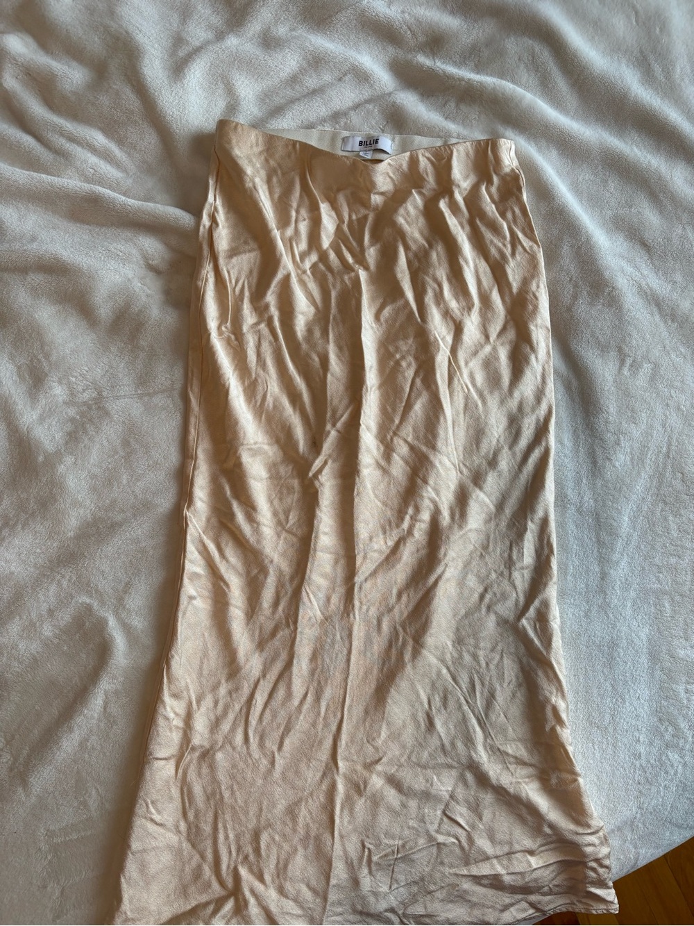 Billie the label silk maxi skirt